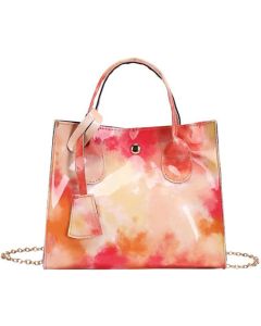 Women PU Crossbody Shoulder Bag Tie Dye Fashion C