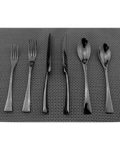 Uniturcky Dark Color Flatware Set 1810 Stainless 