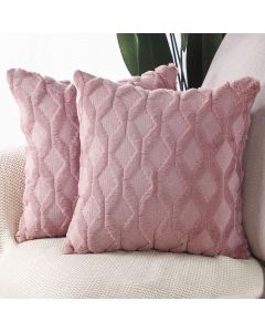 MADIZZ Set of 2 Soft Plush Short Wool Velvet Decor