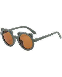 Cartoon Bear Kids Sunglasses Cute Round Frame Sun 