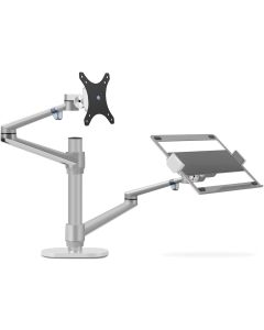 AEONS Monitor and Laptop Desk Mount Combo Stand wi