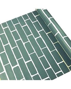 SV COLLECTIONS Blue Brick Peel and Stick Wallpaper