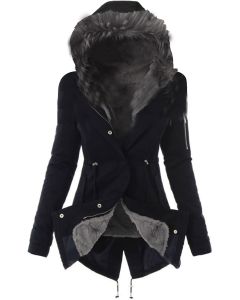 TUNUSKAT Womens Winter Warm Puffer Jacker Thicken 