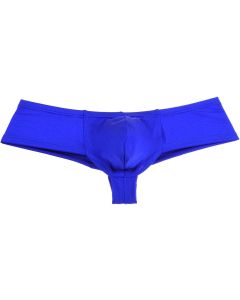 Jaxu Mens Elastic Spandex Thong Boxer Shiny Boxer