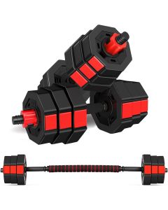 wolfyok Dumbbells Set Adjustable Weights 3-in-1 S