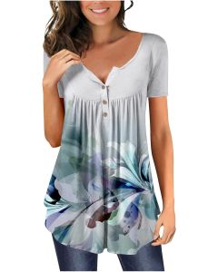 Womens 2023 Summer Tops Hide Belly Tunic Dressy Ca