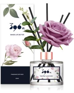 396 st Rose Flower Reed Diffuser Vanilla Lavende