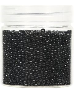 BALABEAD Opaque Black Color Loose Seed Beads About