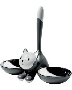 Alessi Tigrito Cat Bowl 1 Stck 1er Pack Grey