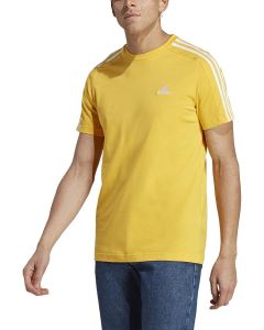 adidas Mens Essentials Single Jersey 3-Stripes T-