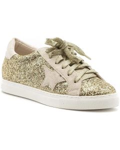 Bellmora Multi-Fabric Lace-Up Fashion Sneaker
