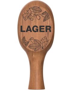 Beer Tap Handle 650 Natural Wood Lager Tap Ha