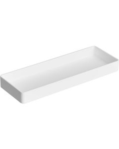 Amazon Basics Plastic Desk Organizer - Half Access