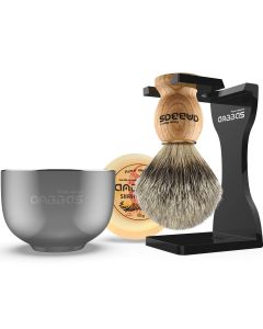 Shaving Set Anbbas 4in1 Pure Badger Hair Shaving 