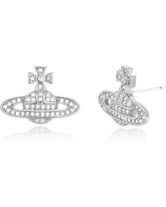 Saturn Planet Earrings Classic Aesthetic Cubic Zir