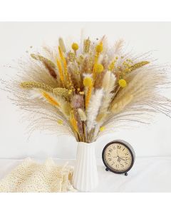 100PcsDried Pampas Grass Decor-30Pcs Reed Grass15