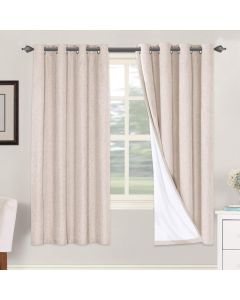 Linen Blackout Curtains 72 Inches Long 100 Absolu