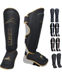 MRX BOXING FITNESS Shin Guards Pads for Boxing M