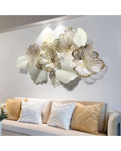 thlabe Home Decor Metal Wall Art Leaves Modern La