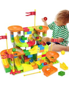 TOY PLAYER Marble Run Building Blocks Large Grain