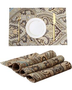 Luxury Retro placemats for Dinner Table Set of 4M