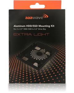 AAAwave Aluminum SSD HDD Bracket 2X 25 HDDSSD t