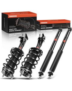 A-Premium Set 4 Front and Rear Complete Shock Ab