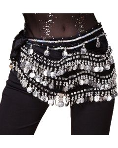 Wuchieal Womens Belly Dancing Belt Colorful Waist