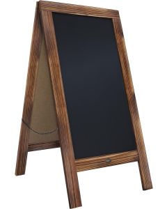 HBCY Creations 40 x 20 Rustic Brown Solid Pine W