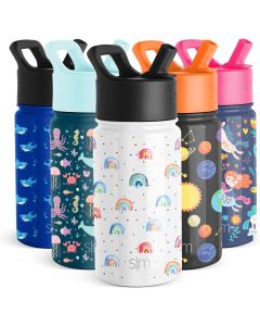 Simple Modern Kids Water Bottle with Straw Lid I