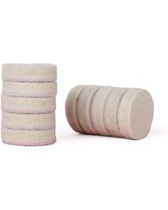 Z-LION 1 Inch Wool Felt Polishing Pads Buffing Whe