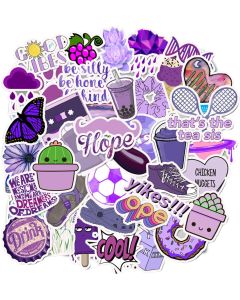 50PcsSet Laptop Stickers DIY Vinyl Art Various Pa