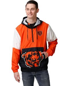 FOCO Mens NFL Team Logo Warm-up Windbreaker