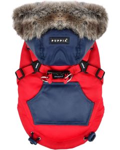 Puppia Orson Dog Coat - Red - L