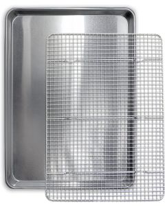 Commercial Quality Cookie Sheet and Rack - Aluminu