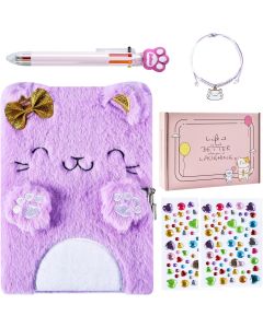 PJDRLLC Diary for Girls with Lock and Keys Kids J