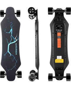 WOOKRAYS 38 Electric Skateboard with Remote 900W