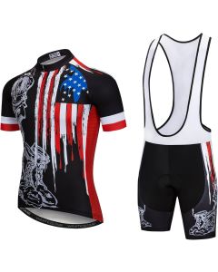HimyBB Cycling Jersey 12D Gel pad Bike Shorts Set 
