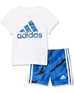 adidas boys 2 Piece Tiger Camo Short Set