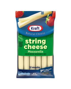 Kraft String Cheese Mozzarella Cheese Snacks 12 c