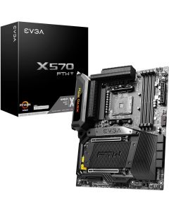 EVGA X570 FTW WiFi 121-VR-A577-KR AM4 AMD X570 PCIe Gen4 SATA 6Gbs Wi-Fi 6BT52 USB 32 Gen2 M2 ATX AMD Motherboard 