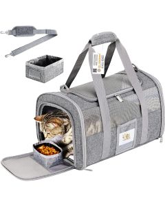 SECLATO Cat Carrier Dog Carrier Pet Carrier Airl