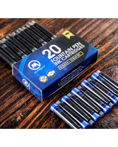 Black Blue Ink Cartridges for Fountain Pens Big