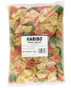 Haribo Gummi Candy Fruit Salad 5-Pound Bag