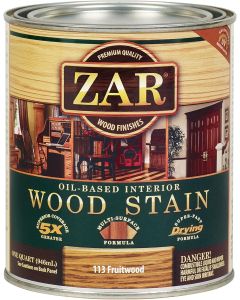 ZAR 11344 Wood Stain QT Fruitwood 32 Fl Oz 