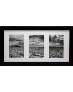 8x16 Collage Black Gallery Picture Frame with Thre