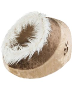 TRIXIE Minou Cuddly Cave Cat Bed with Removable Cu